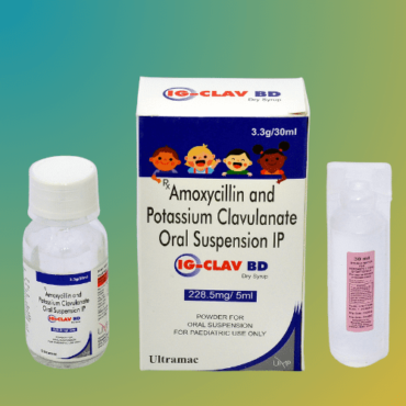 IG-CLAVE DS DRY SYP /. AMOXY 400 + CLAV 57 MG