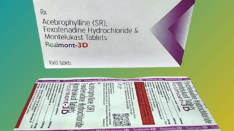REALMONT 3D TAB, ACEBROPHYLLINE(SR) 200 MG + MONTELUKAST 10 MG +FEXOFINADINE 120 MG TAB